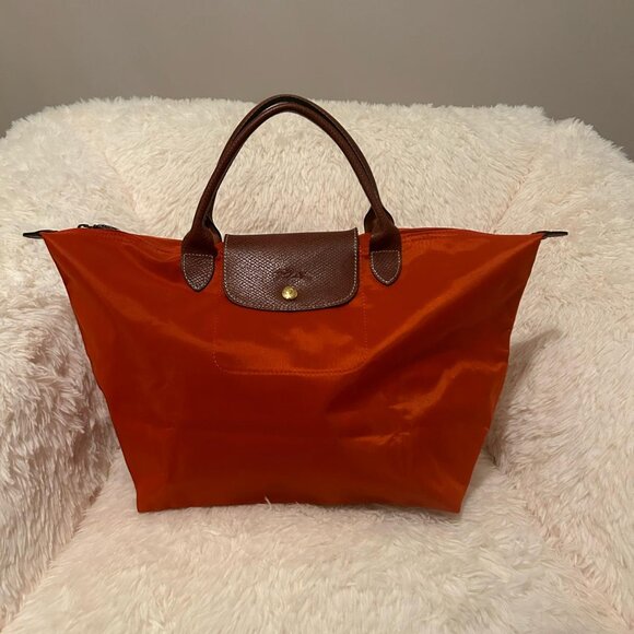 Longchamp Handbags - LE PLIAGE ORIGINAL M HANDBAG Orange